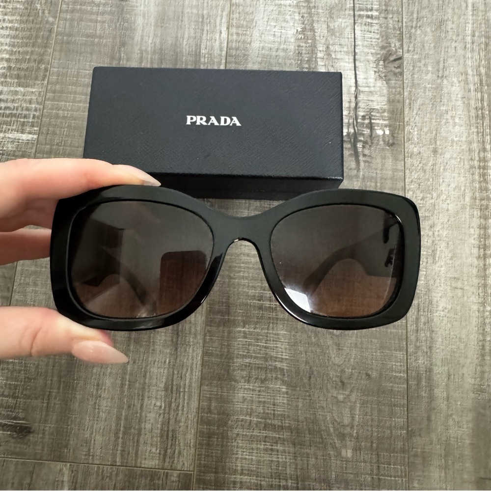 Prada PR A08S Violet Brown Sunglasses w/ Box - Picture 9 of 10